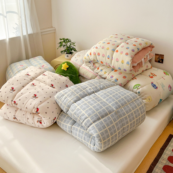 91家纺网 家纺一手货源 找家纺 艺菲阁家纺 2026新款水洗棉保暖亲肤床垫 组合