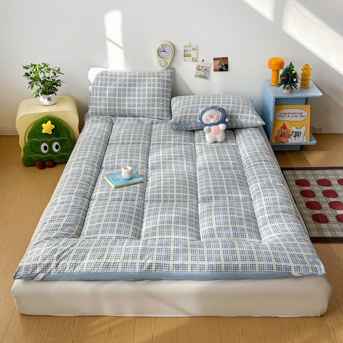 91家纺网 家纺一手货源 找家纺 艺菲阁家纺 2026新款水洗棉保暖亲肤床垫 圆珠笔