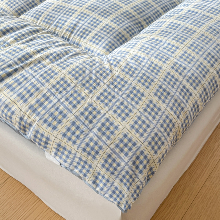 91家纺网 家纺一手货源 找家纺 艺菲阁家纺 2026新款水洗棉保暖亲肤床垫 圆珠笔