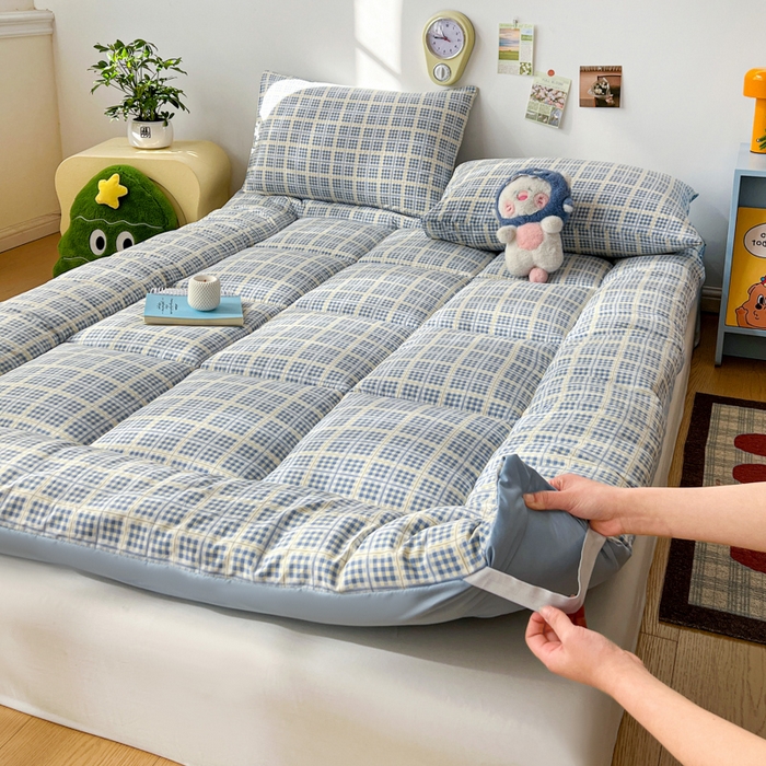 91家纺网 家纺一手货源 找家纺 艺菲阁家纺 2026新款水洗棉保暖亲肤床垫 圆珠笔