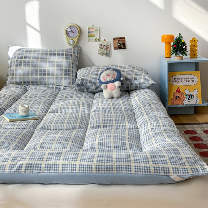 91家纺网 家纺一手货源 找家纺 艺菲阁家纺 2026新款水洗棉保暖亲肤床垫 圆珠笔