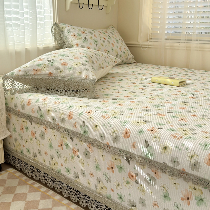 91家纺网 家纺一手货源 找家纺 （总）源舜家纺 2026新款莱赛尔天丝花边榻榻米炕盖