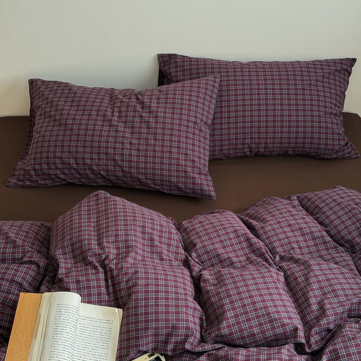 （总）蜜宿 2026新款全棉色织水洗棉四件套-岛上旧梦