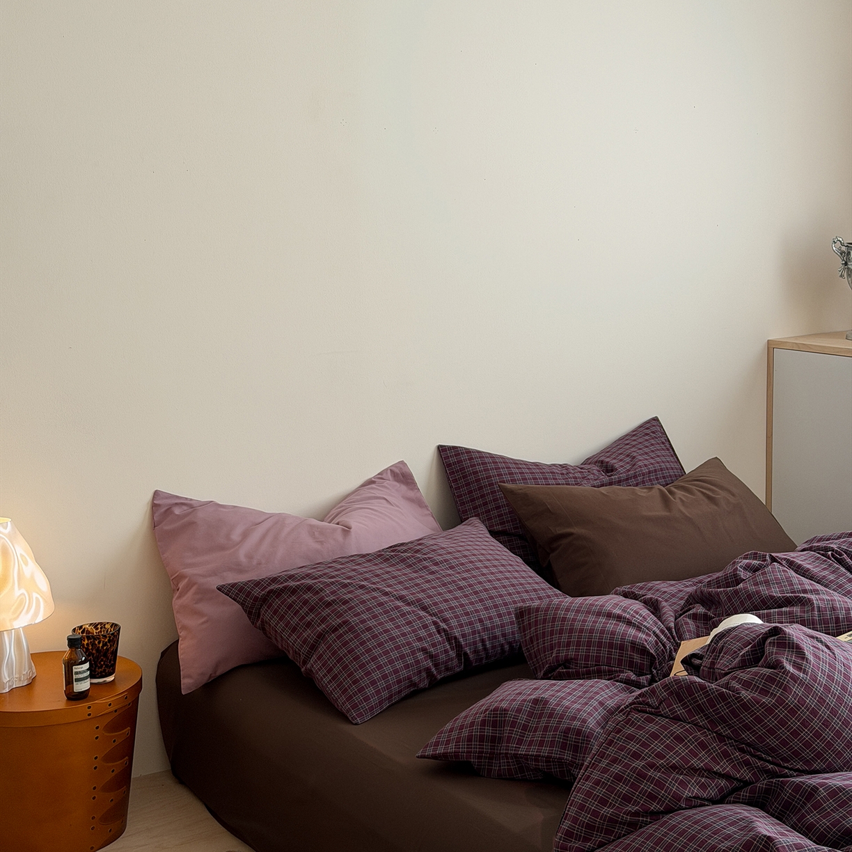 91家纺网 家纺一手货源 找家纺 （总）蜜宿 2026新款全棉色织水洗棉四件套-岛上旧梦