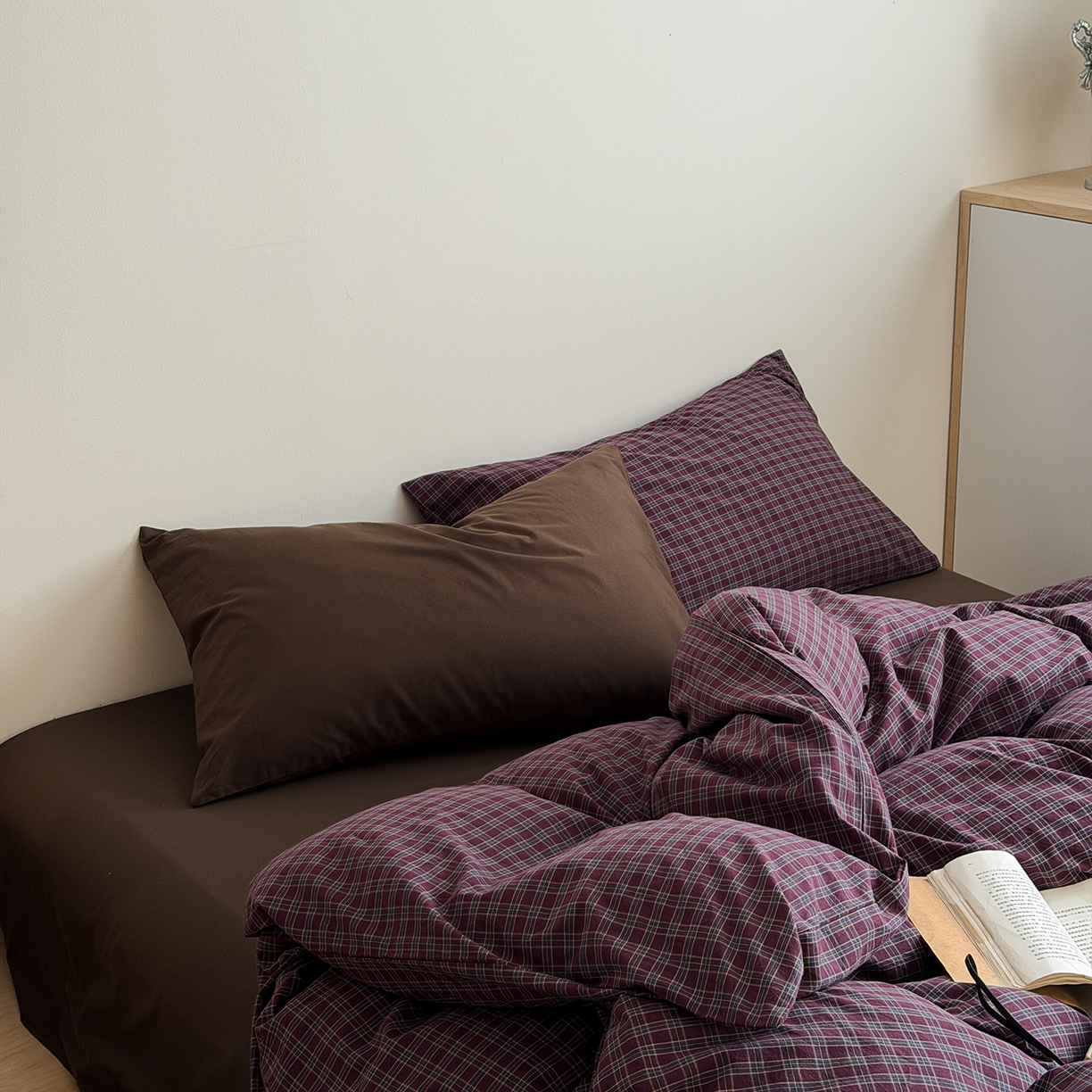 91家纺网 家纺一手货源 找家纺 （总）蜜宿 2026新款全棉色织水洗棉四件套-岛上旧梦