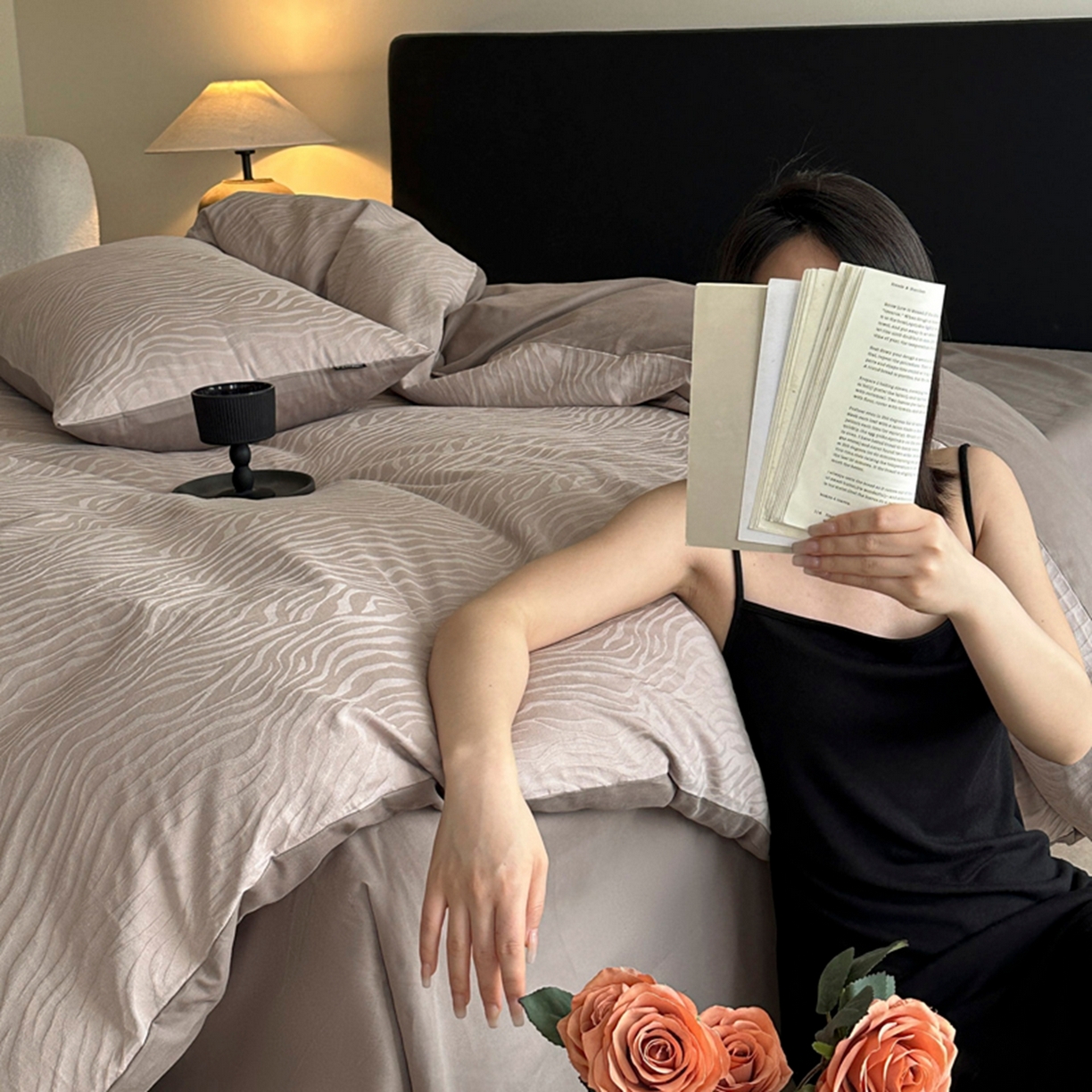 91家纺网 家纺一手货源 找家纺 宜代光年 2026新款厚织全棉大提花系列单被套 画谷