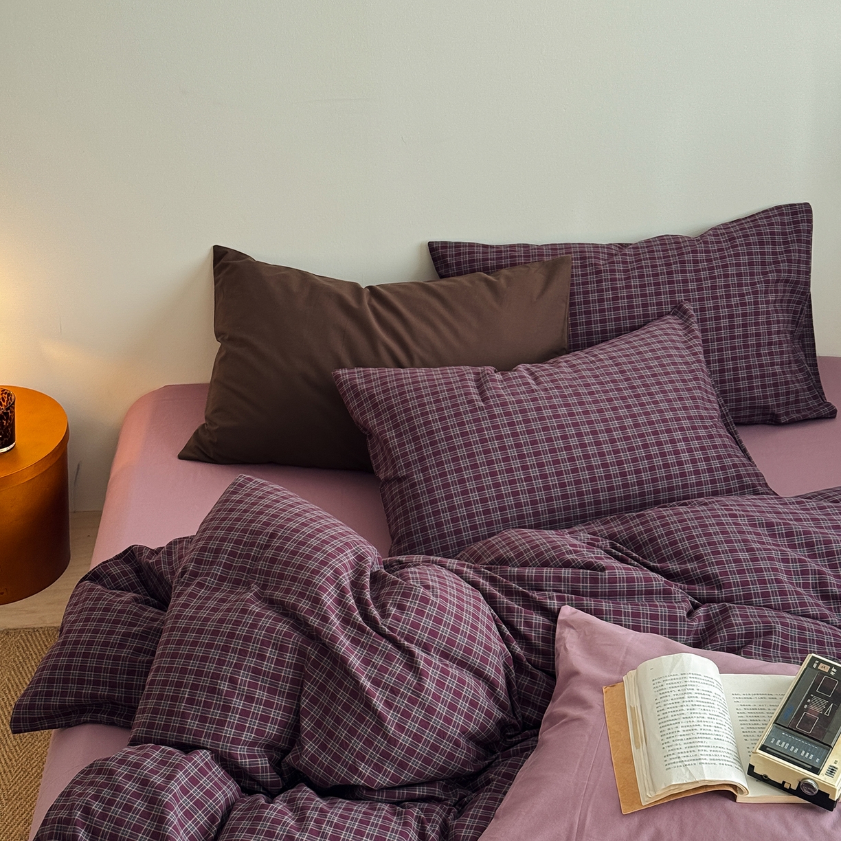 91家纺网 家纺一手货源 找家纺 （总）蜜宿 2026新款全棉色织水洗棉四件套-玫瑰情书