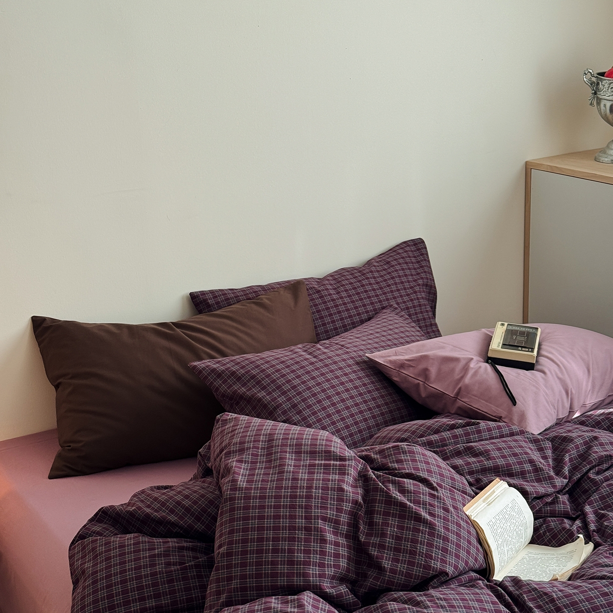 91家纺网 家纺一手货源 找家纺 （总）蜜宿 2026新款全棉色织水洗棉四件套-玫瑰情书