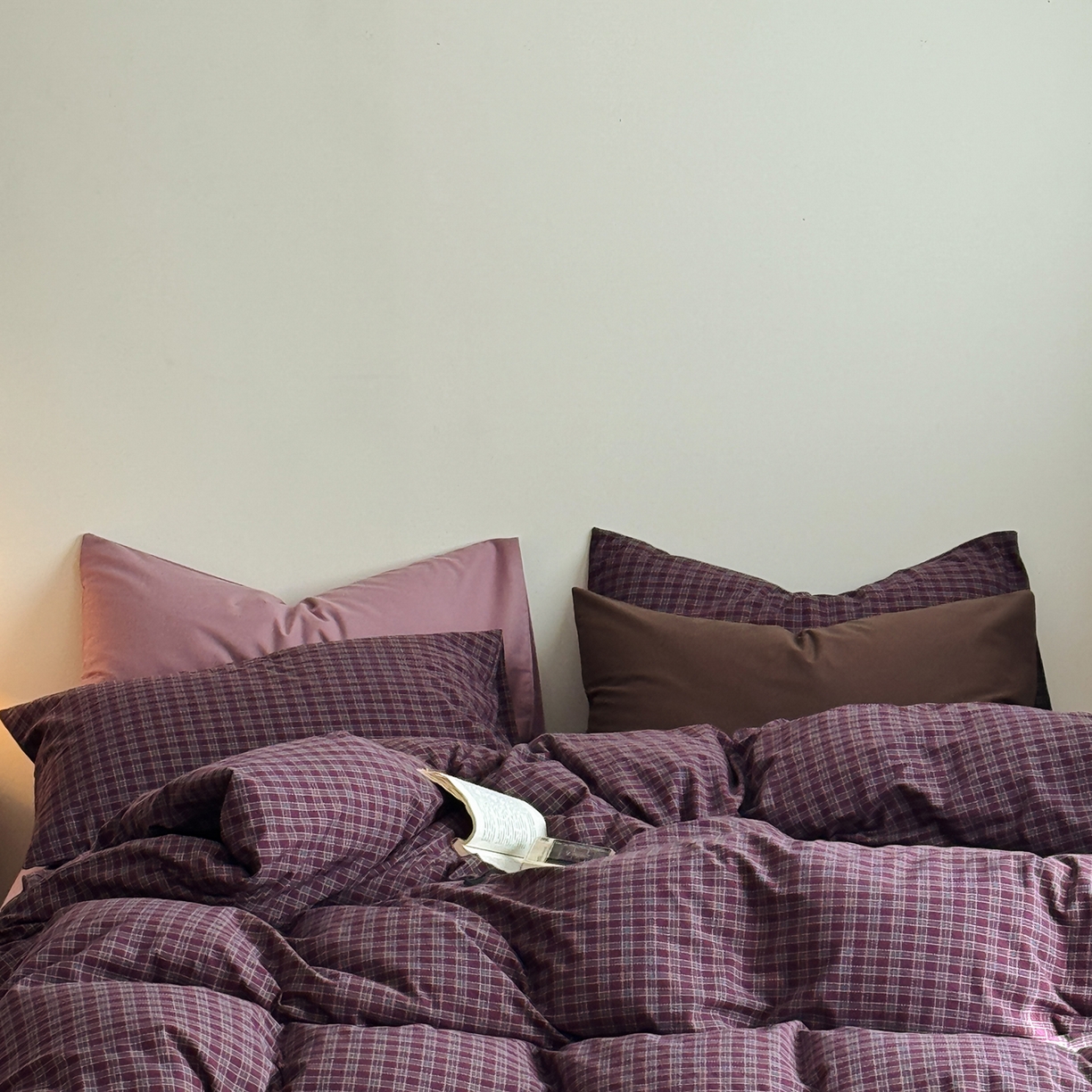 91家纺网 家纺一手货源 找家纺 （总）蜜宿 2026新款全棉色织水洗棉四件套-玫瑰情书