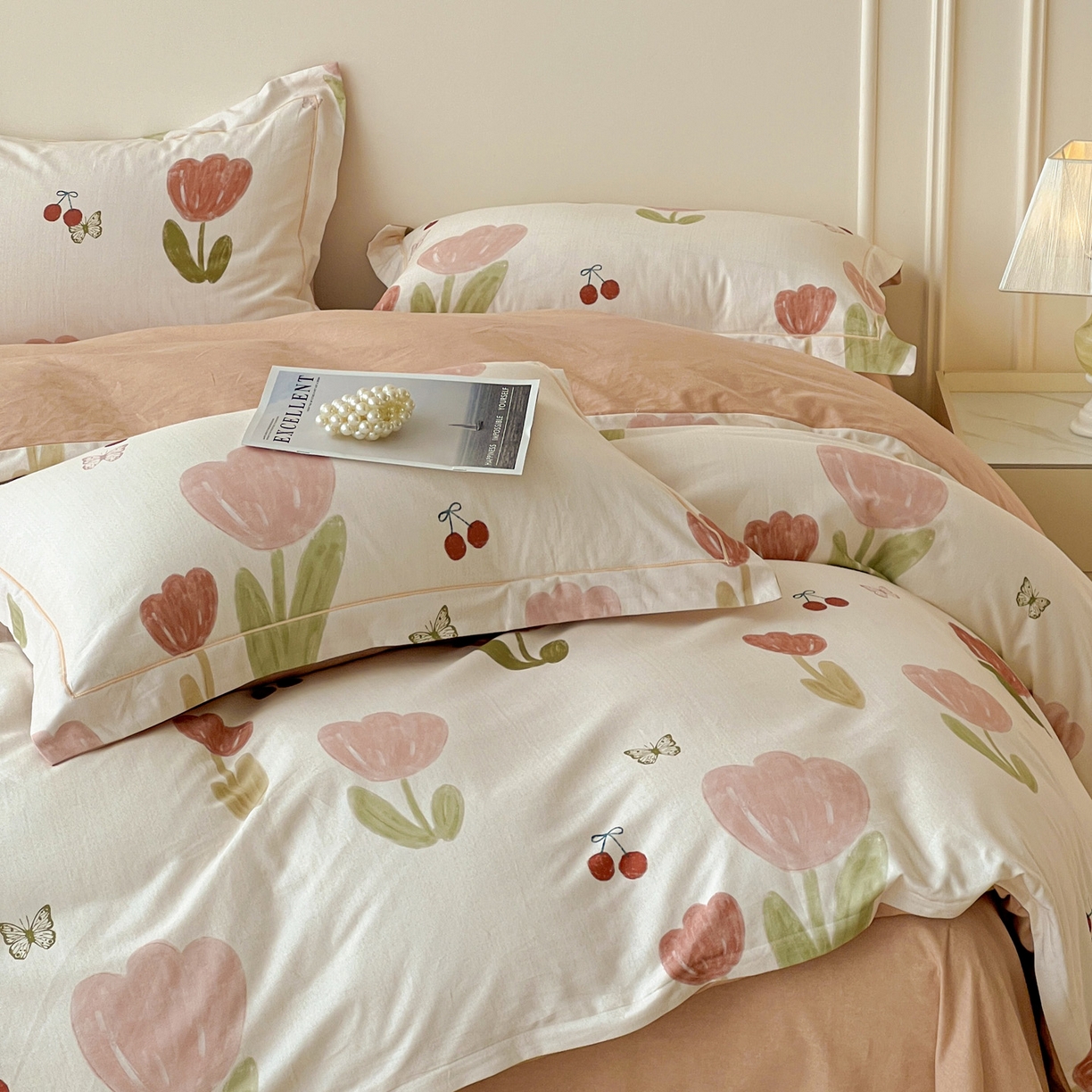 91家纺网 家纺一手货源 找家纺 （总）朵希曼 2026新款全棉云感生态磨毛数码印花系列四件套