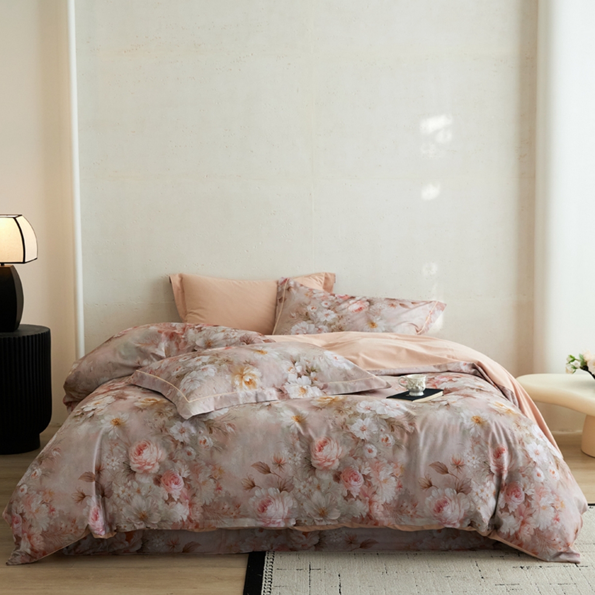 91家纺网 家纺一手货源 找家纺 （总）朵希曼 2026新款全棉云感生态磨毛数码印花系列四件套