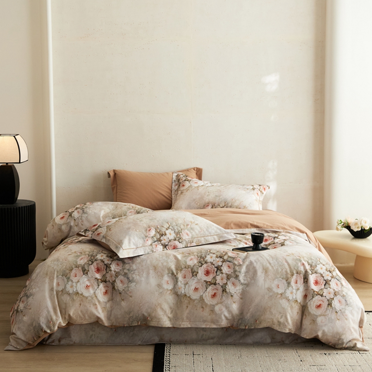 91家纺网 家纺一手货源 找家纺 （总）朵希曼 2026新款全棉云感生态磨毛数码印花系列四件套