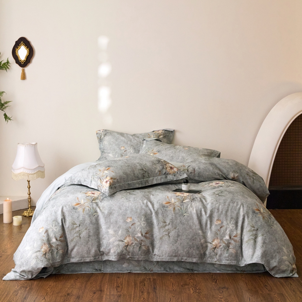 91家纺网 家纺一手货源 找家纺 （总）朵希曼 2026新款全棉云感生态磨毛数码印花系列四件套