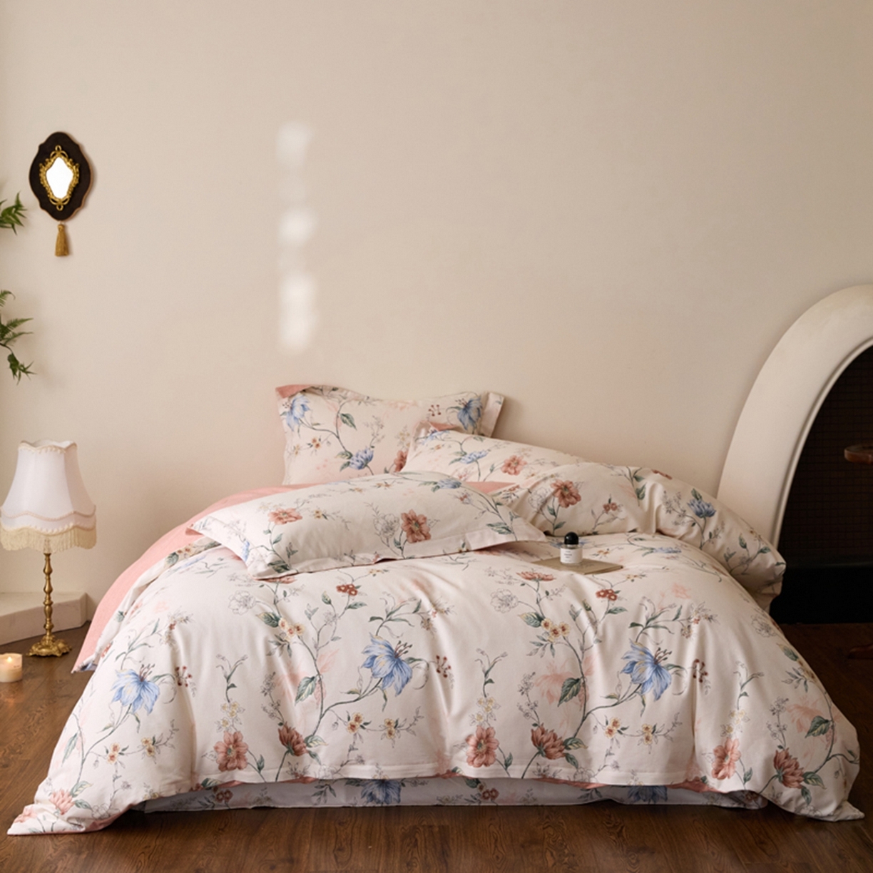 91家纺网 家纺一手货源 找家纺 （总）朵希曼 2026新款全棉云感生态磨毛数码印花系列四件套