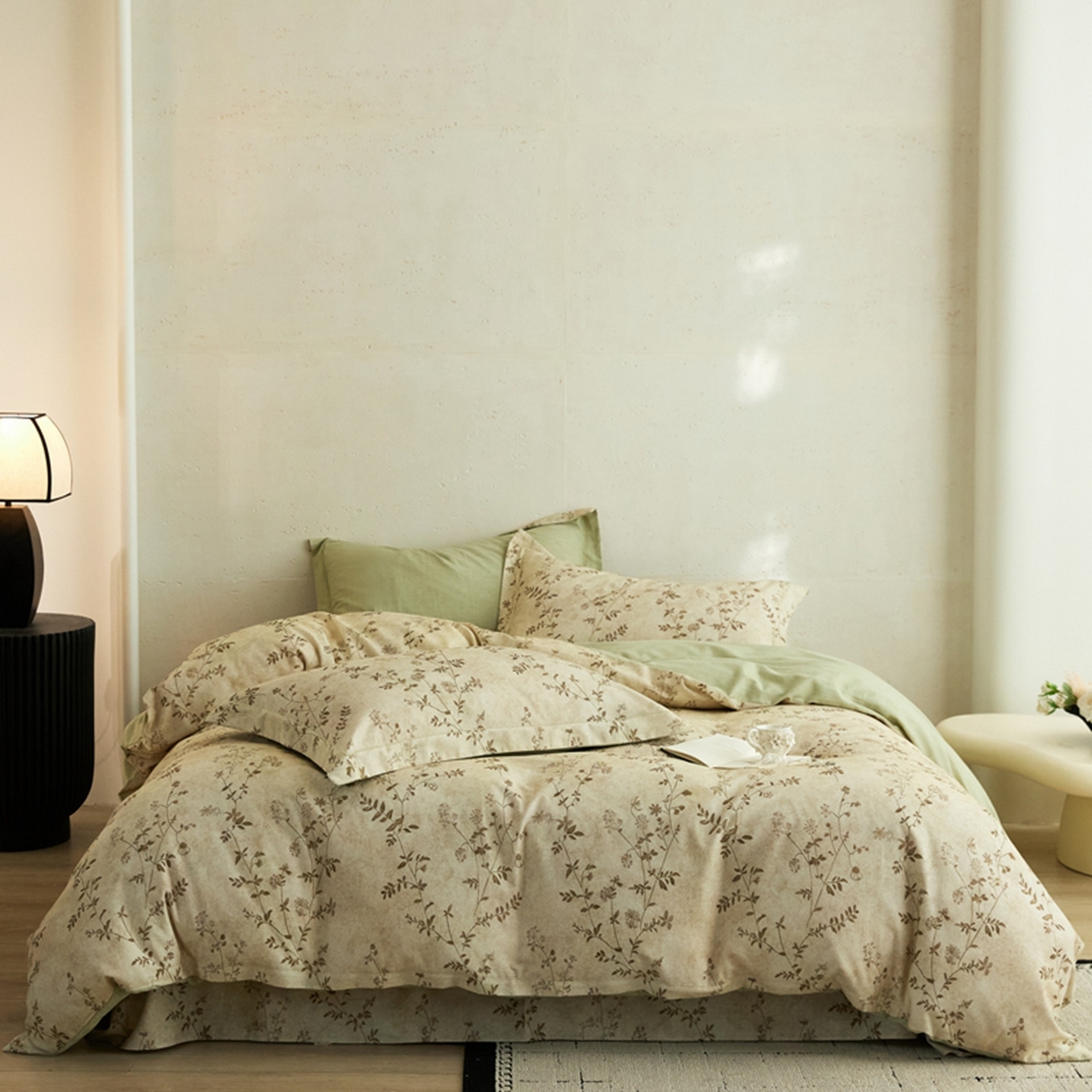 91家纺网 家纺一手货源 找家纺 （总）朵希曼 2026新款全棉云感生态磨毛数码印花系列四件套