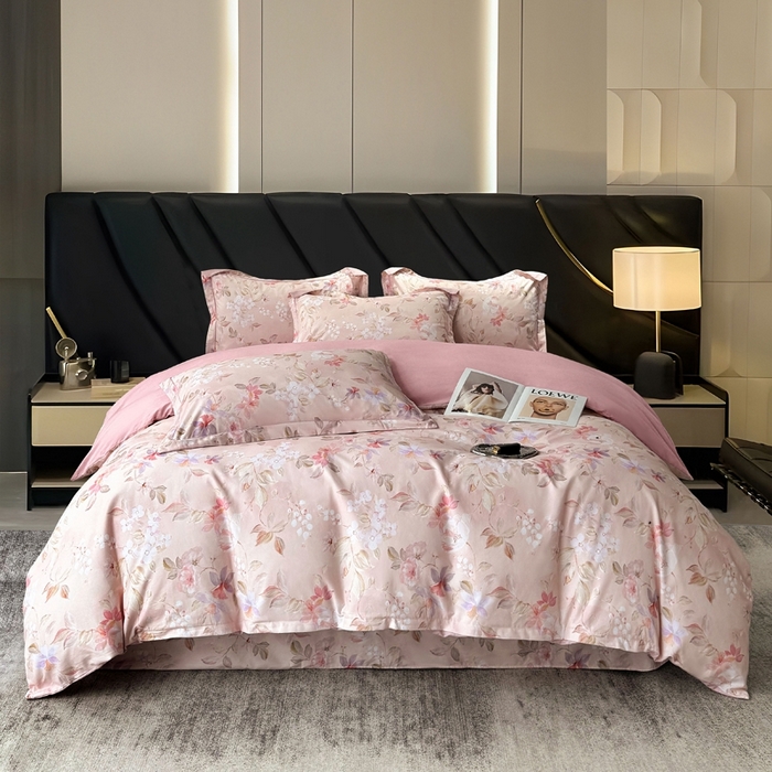 91家纺网 家纺一手货源 找家纺 （总）朵希曼 2026新款全棉云感生态磨毛数码印花系列四件套