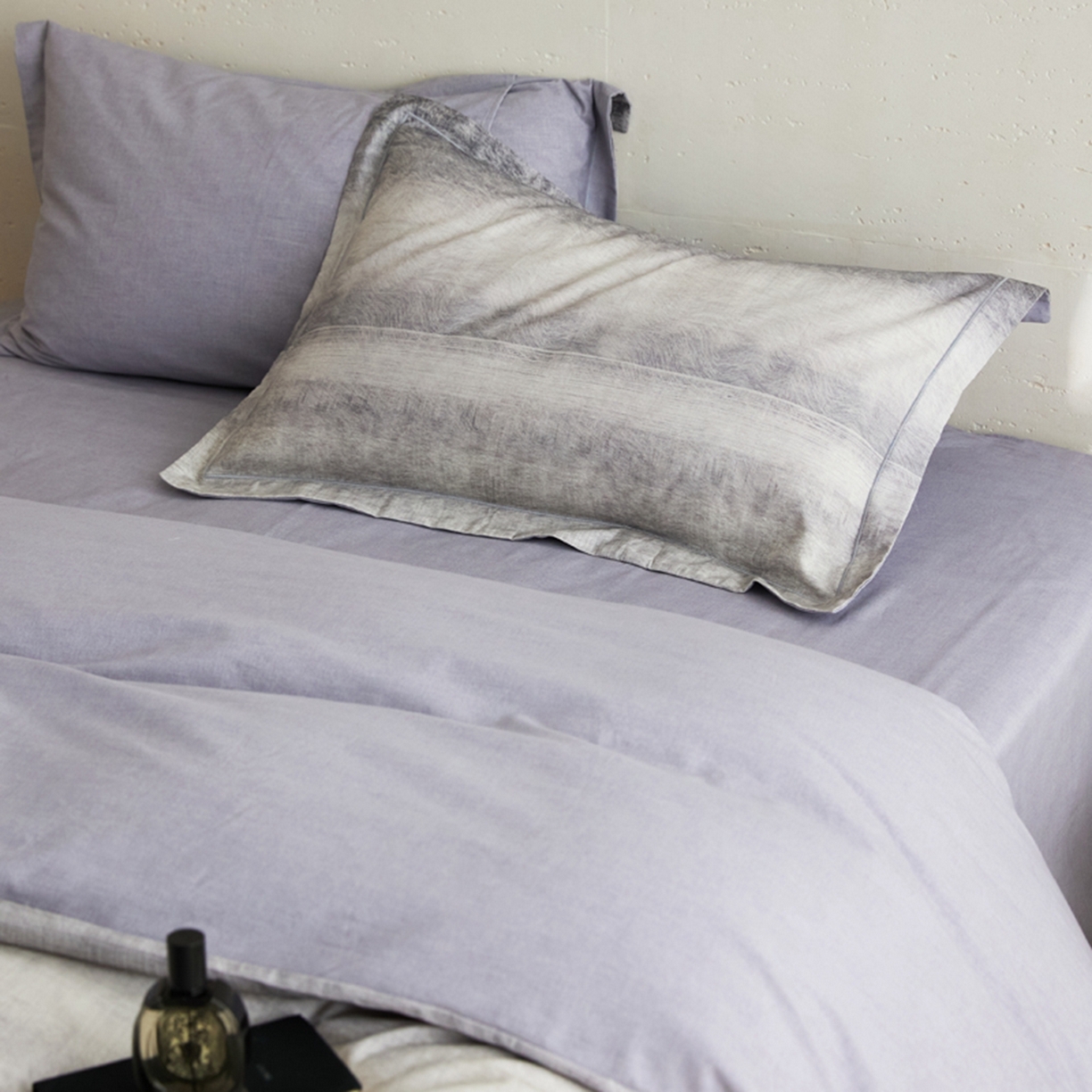 91家纺网 家纺一手货源 找家纺 朵希曼 2026新款全棉生态磨毛数码印花系列四件套 苏菲庄园灰