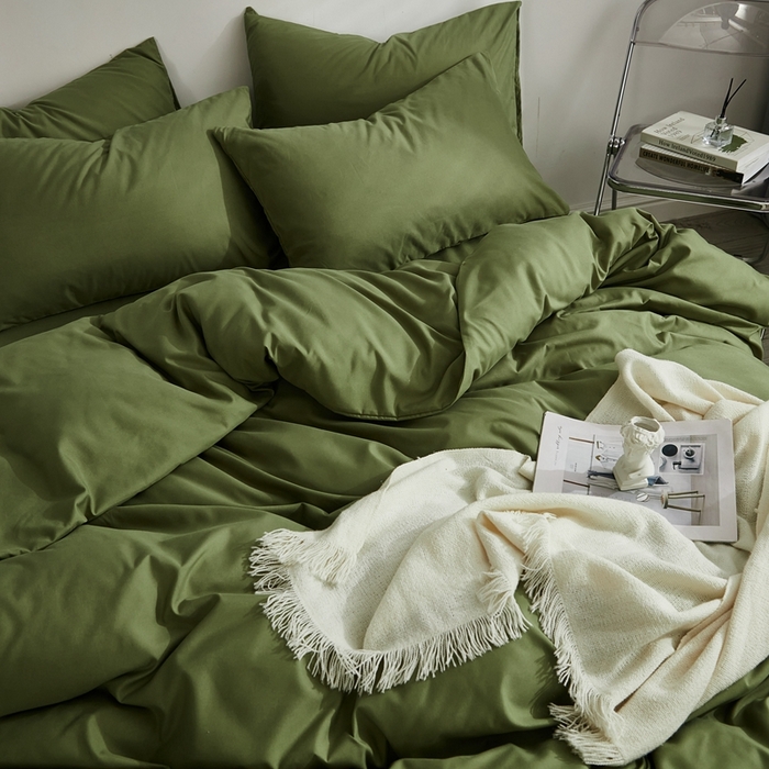 91家纺网 家纺一手货源 找家纺 （总）啊雅家居 2026新款ins简约纯色磨毛系列单枕套