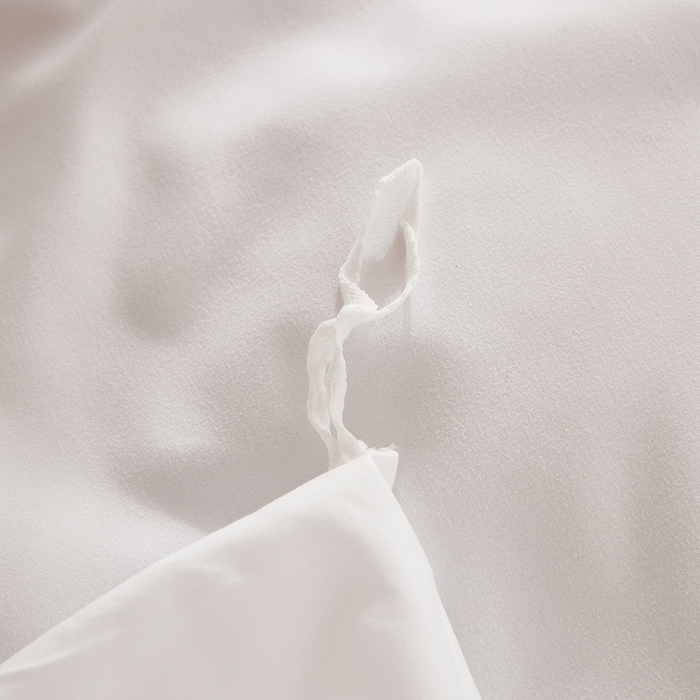 91家纺网 家纺一手货源 找家纺 啊雅家居 2026新款ins简约纯色磨毛被套可订制logo 白色