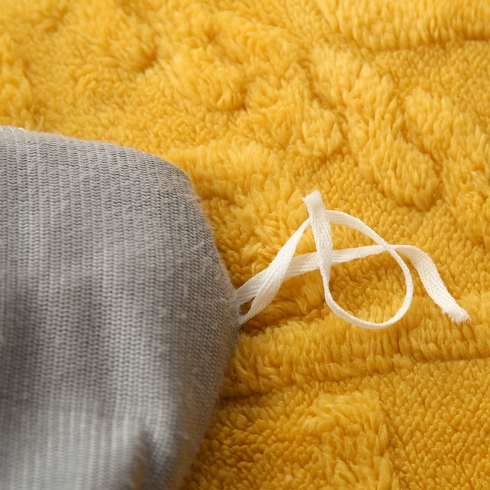 91家纺网 家纺一手货源 找家纺 啊雅家居 2026新款阳离子提花牛奶绒三件套四件套 暖提黄