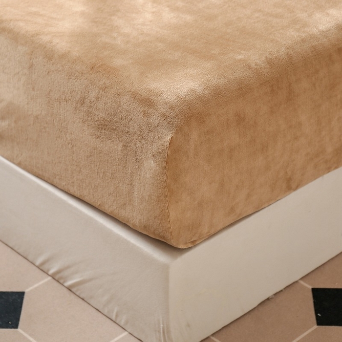 91家纺网 家纺一手货源 找家纺 啊雅家居 2026新款阳离子提花牛奶绒三件套四件套 暖提咖