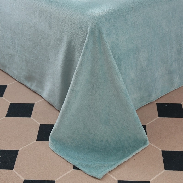 91家纺网 家纺一手货源 找家纺 啊雅家居 2026新款阳离子提花牛奶绒三件套四件套 暖提绿