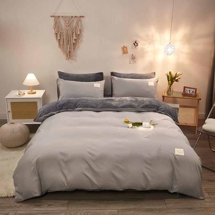 91家纺网 家纺一手货源 找家纺 （总）啊雅家居 2026新款水洗棉加绒单面绒被套