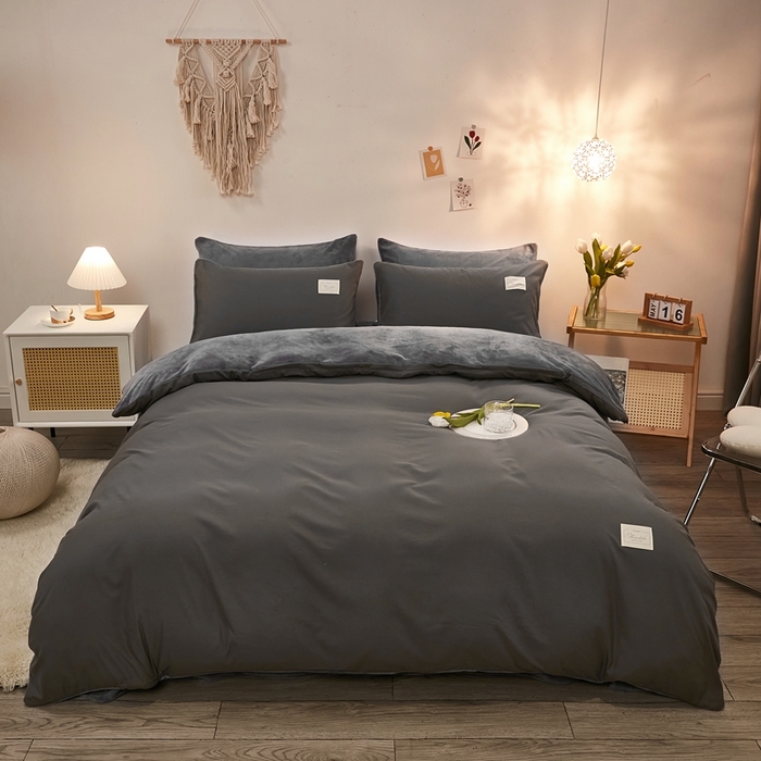 91家纺网 家纺一手货源 找家纺 （总）啊雅家居 2026新款水洗棉加绒单面绒被套