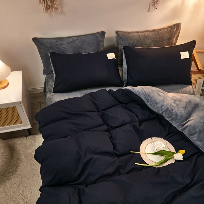 91家纺网 家纺一手货源 找家纺 （总）啊雅家居 2026新款水洗棉加绒单面绒被套