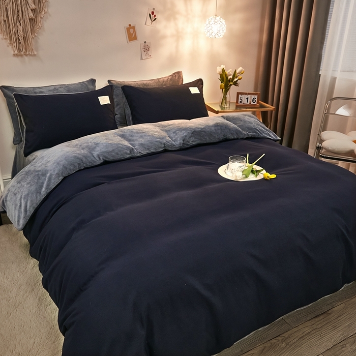 91家纺网 家纺一手货源 找家纺 （总）啊雅家居 2026新款水洗棉加绒单面绒被套