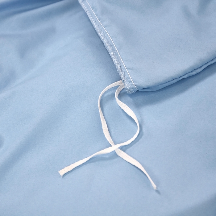 91家纺网 家纺一手货源 找家纺 啊雅家居 2026新款水洗棉加绒单面绒被套 天空兰加牛奶绒