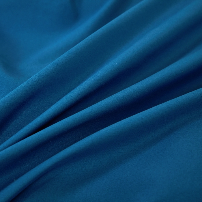 91家纺网 家纺一手货源 找家纺 啊雅家居 2026新款水洗棉加绒单面绒被套 克莱因蓝加牛奶绒