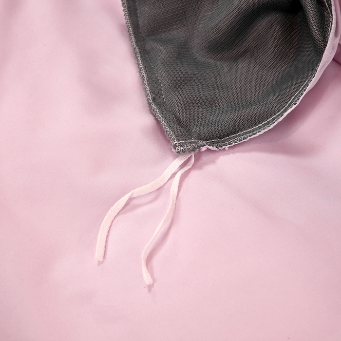 91家纺网 家纺一手货源 找家纺 啊雅家居 2026新款水洗棉加绒单面绒被套 暖粉加牛奶绒