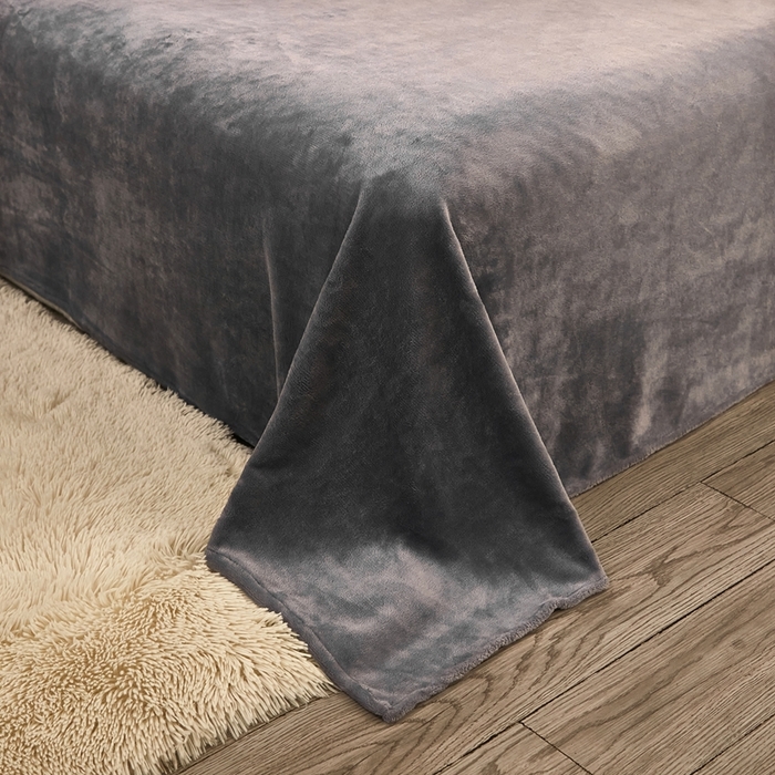 91家纺网 家纺一手货源 找家纺 啊雅家居 2026新款水洗棉加绒单面绒被套 暖粉加牛奶绒