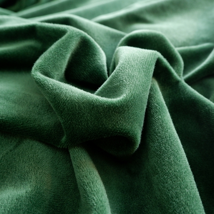 91家纺网 家纺一手货源 找家纺 啊雅家居 2026新款贝壳边宝宝绒四件套 贝壳草绿