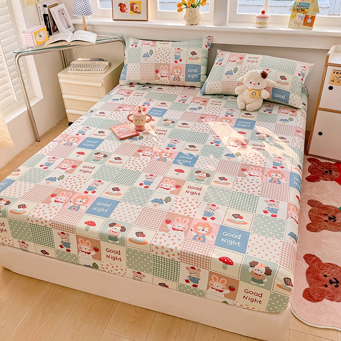 91家纺网 家纺一手货源 找家纺 （总）缦彩 2026新款全棉纯棉印花床笠单品床笠床笠单件