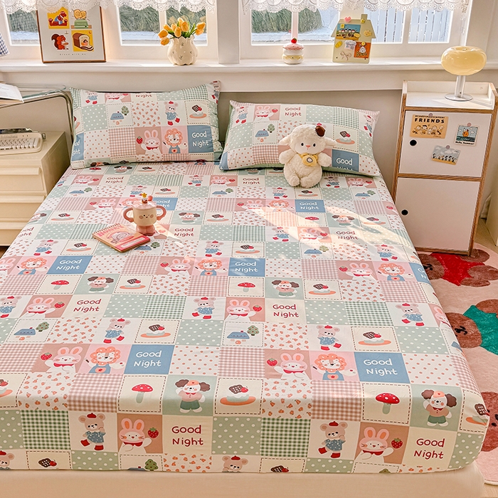 91家纺网 家纺一手货源 找家纺 （总）缦彩 2026新款全棉纯棉印花床笠单品床笠床笠单件