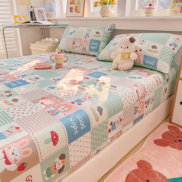 91家纺网 家纺一手货源 找家纺 （总）缦彩 2026新款全棉纯棉印花床笠单品床笠床笠单件