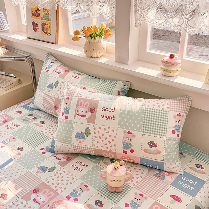 91家纺网 家纺一手货源 找家纺 （总）缦彩 2026新款全棉纯棉印花床笠单品床笠床笠单件