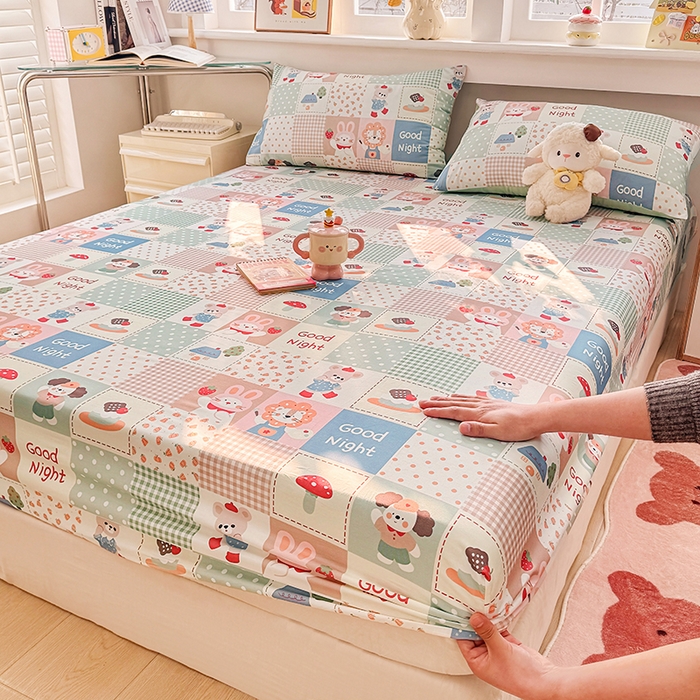 91家纺网 家纺一手货源 找家纺 （总）缦彩 2026新款全棉纯棉印花床笠单品床笠床笠单件