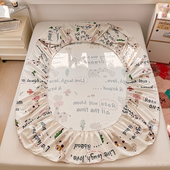 91家纺网 家纺一手货源 找家纺 缦彩 2026新款全棉纯棉印花床笠单品床笠床笠单件 梦想家园