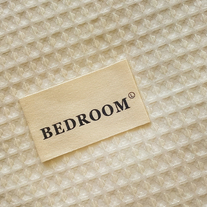 91家纺网 家纺一手货源 找家纺 眠博士2026新款简约时尚全棉华夫格四件套（提供买家秀）简约款 珍珠白