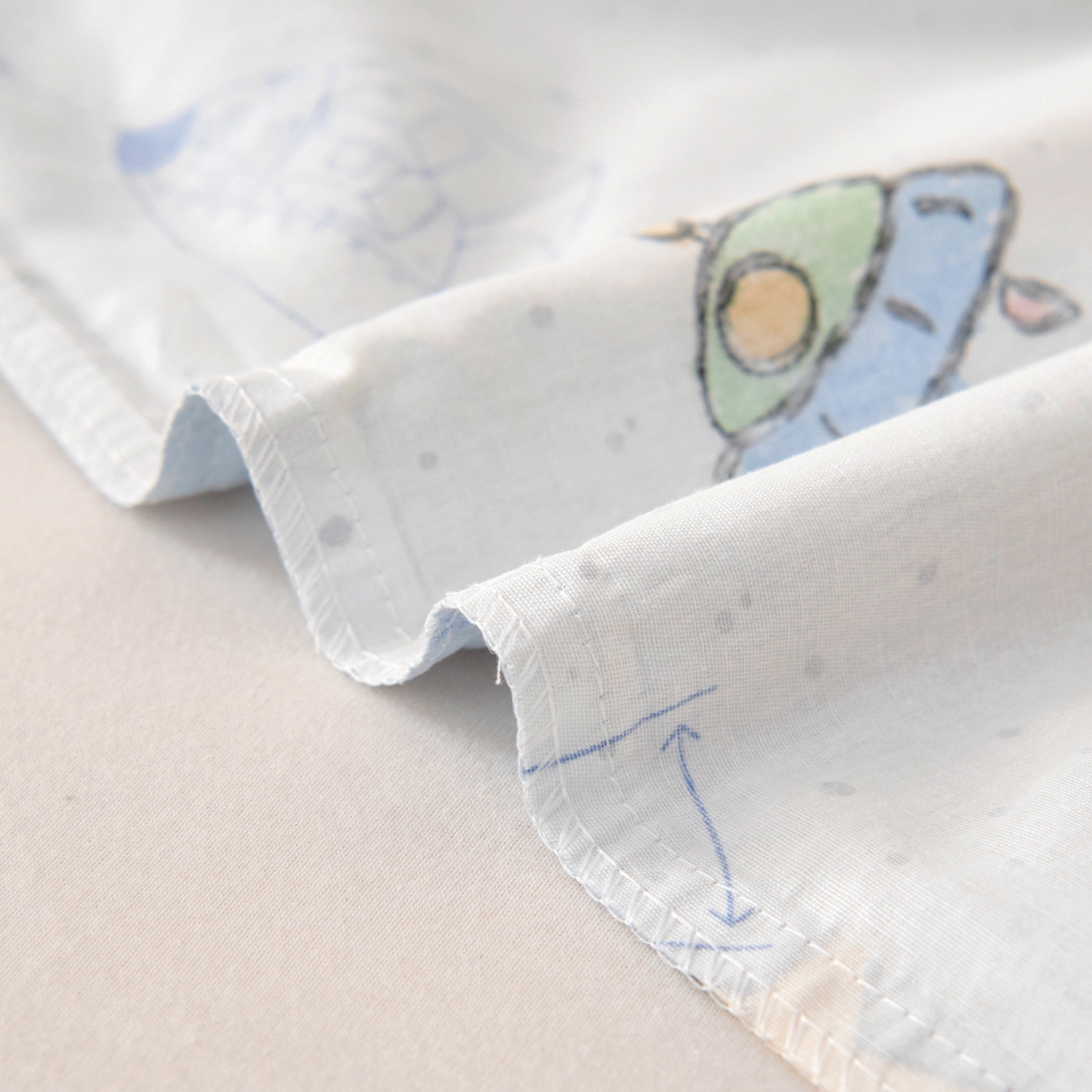 91家纺网 家纺一手货源 找家纺 鱼宝 2026新款全棉纯棉幼儿园套件-星愿系列 奇妙宇宙