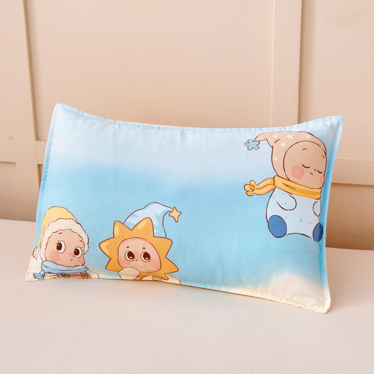 91家纺网 家纺一手货源 找家纺 鱼宝 2026新款全棉纯棉幼儿园套件-星愿系列 星梦童话