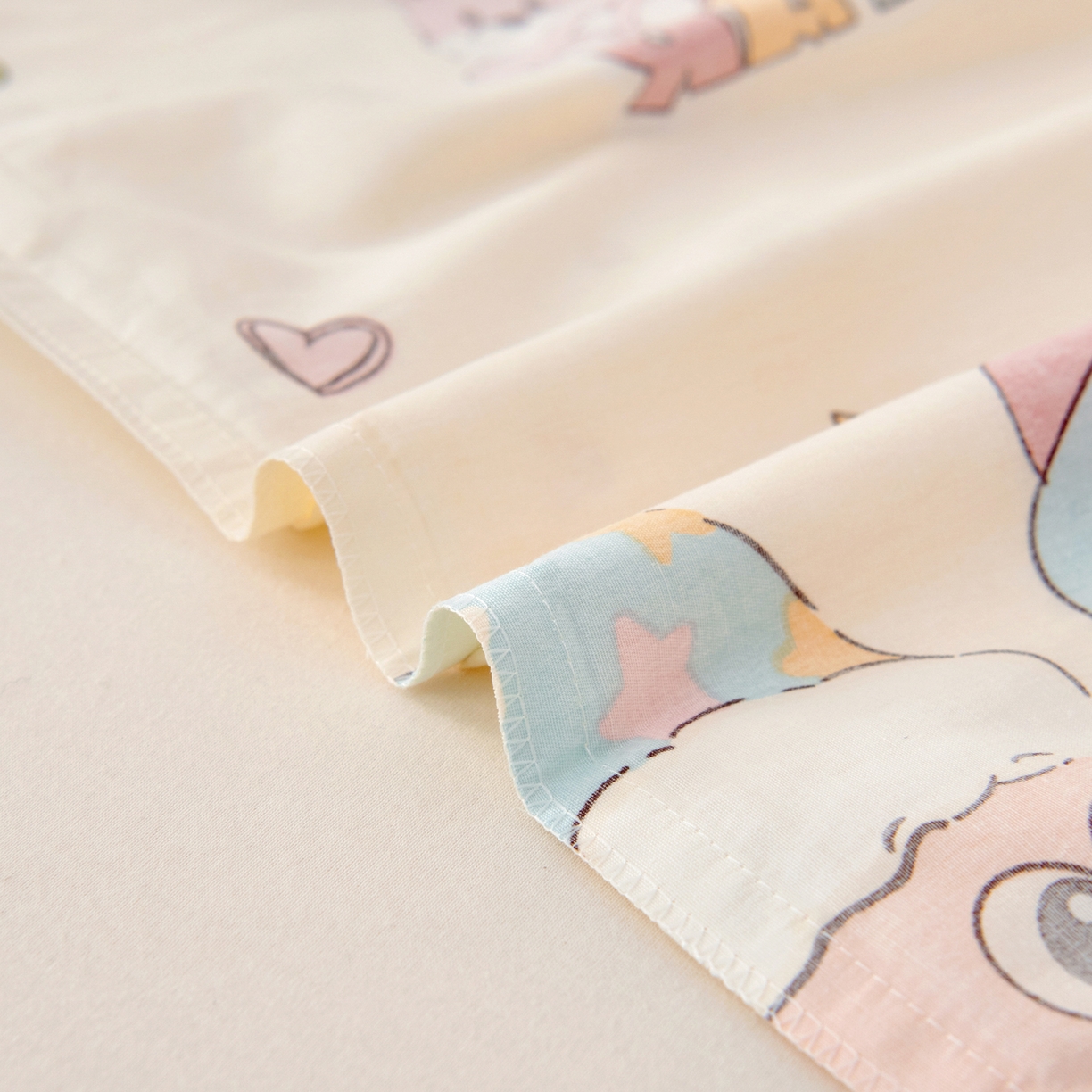 91家纺网 家纺一手货源 找家纺 鱼宝 2026新款全棉纯棉幼儿园套件-星愿系列 星星漫游记