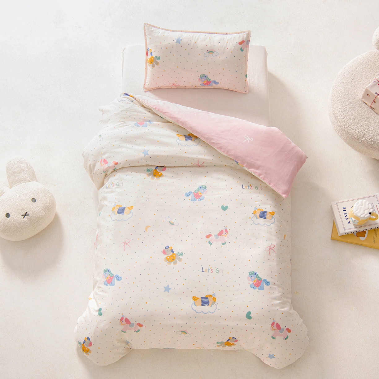 鱼宝 2026新款全棉纯棉幼儿园套件-星愿系列 旋转木马