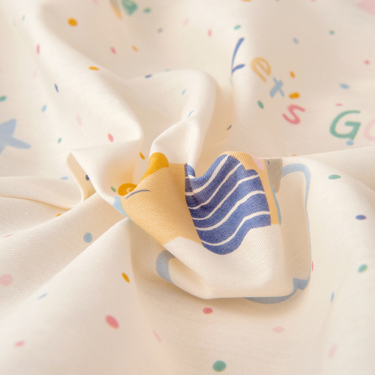 91家纺网 家纺一手货源 找家纺 鱼宝 2026新款全棉纯棉幼儿园套件-星愿系列 旋转木马