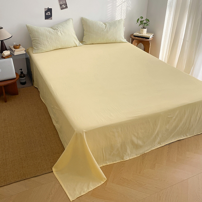 91家纺网 家纺一手货源 找家纺 优承佳生活馆 2026新款高克重无印风阳离子提花工艺三件套四件套单被套系列 （提供买家秀） 阳离子-浅茶色