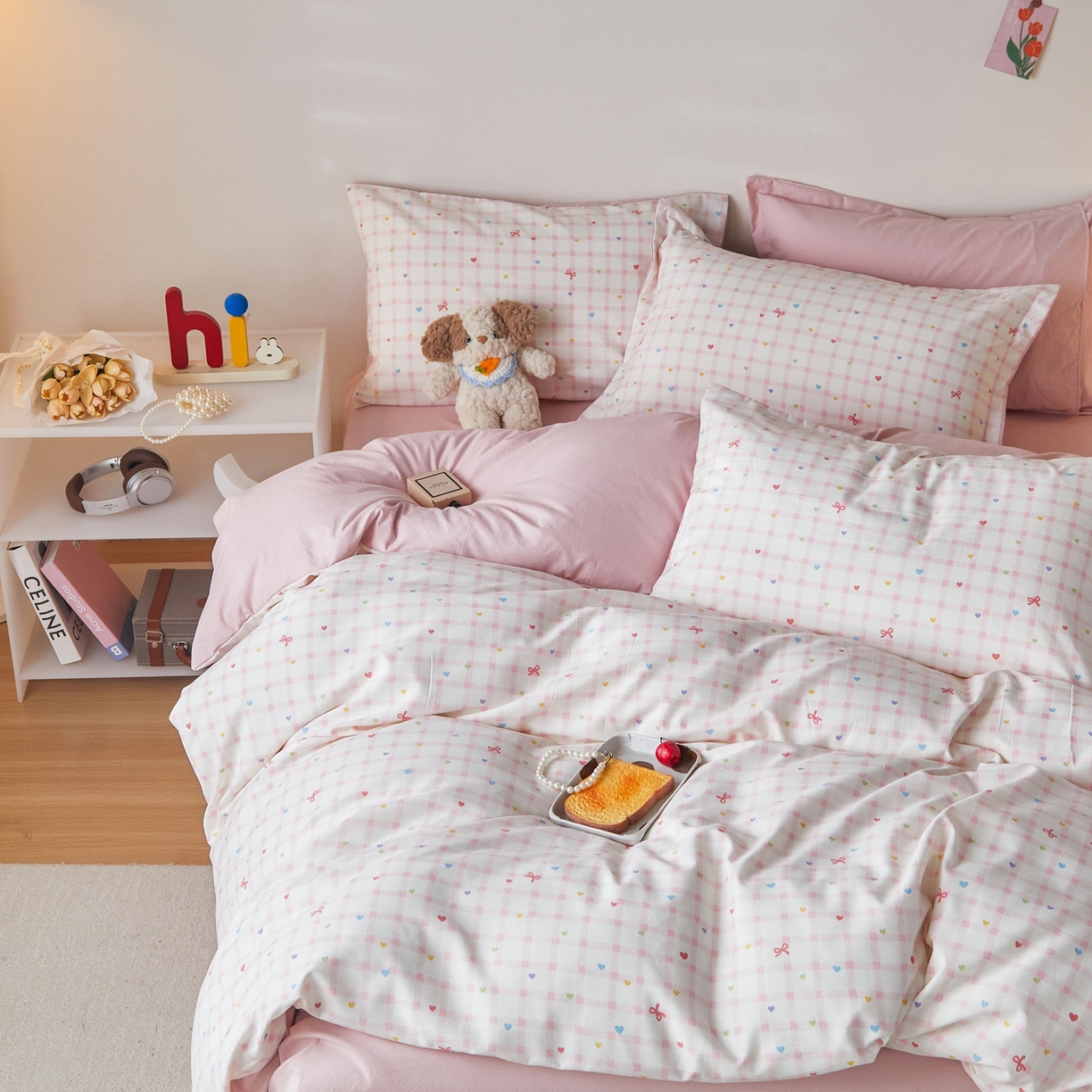 91家纺网 家纺一手货源 找家纺 （总）梦纤绒 2026新款香云锦仿棉高克重四件套