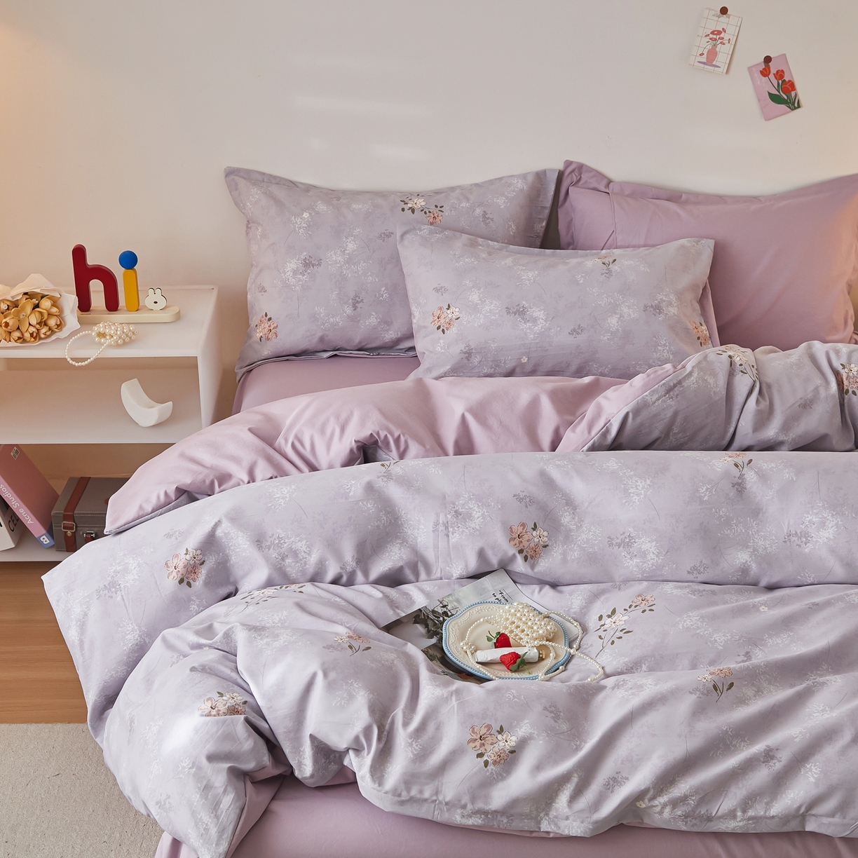 91家纺网 家纺一手货源 找家纺 （总）梦纤绒 2026新款香云锦仿棉高克重四件套